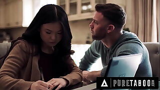 PURE TABOO Lulu Chu's Pervy Roommate Uses Slimthick Vic To Seduce Will not hear of Into A Threesome FULL SCENE